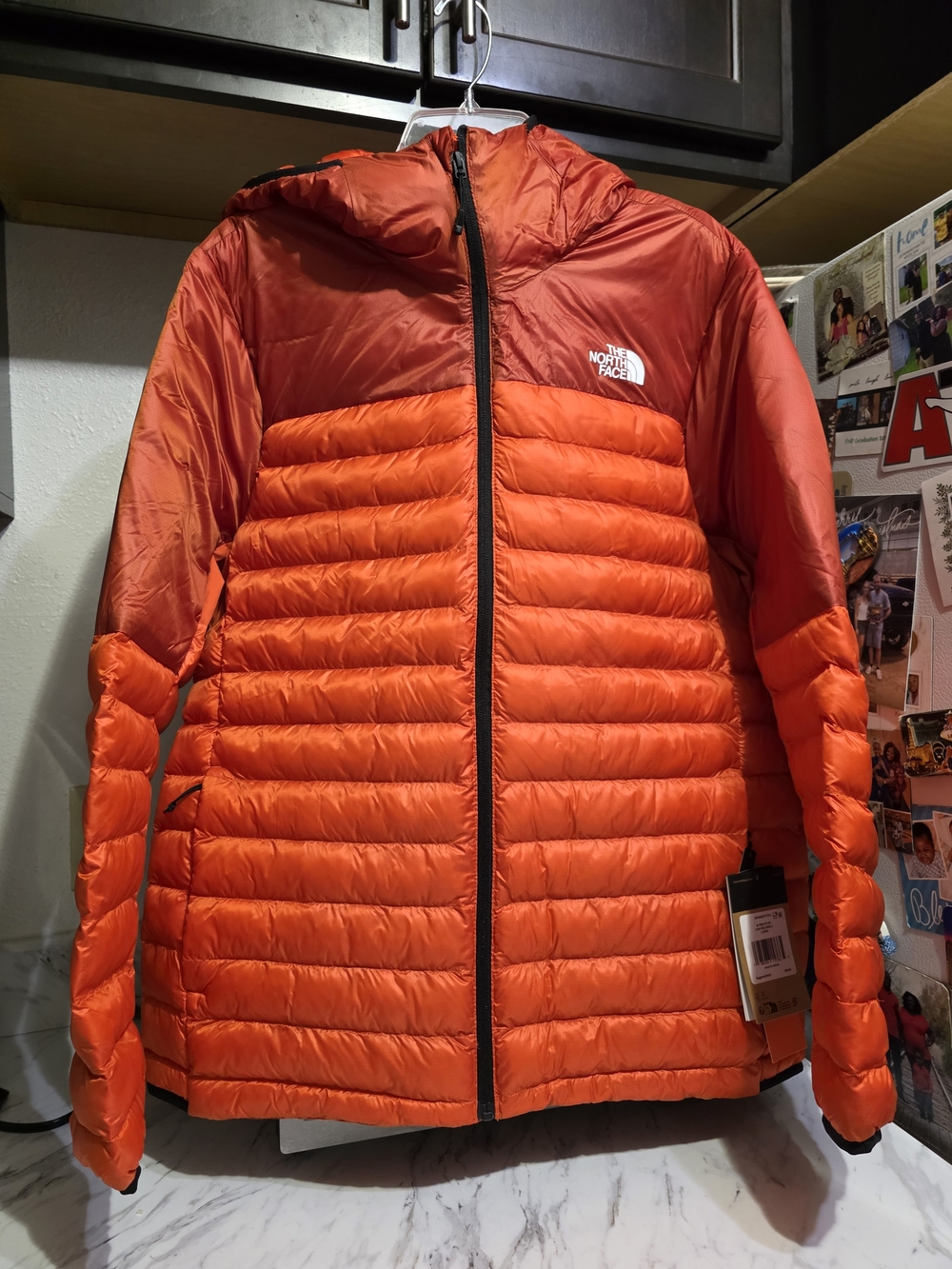 The North Face Women’s Hooded Packable Puffer Jacket Men Size Large - Picture 2 of 16